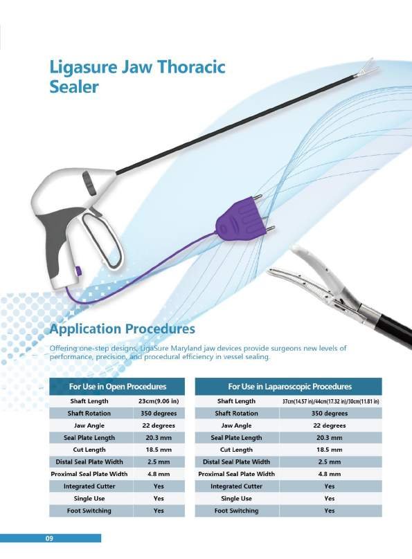 LigaSure Jaw Thoracic Sealer